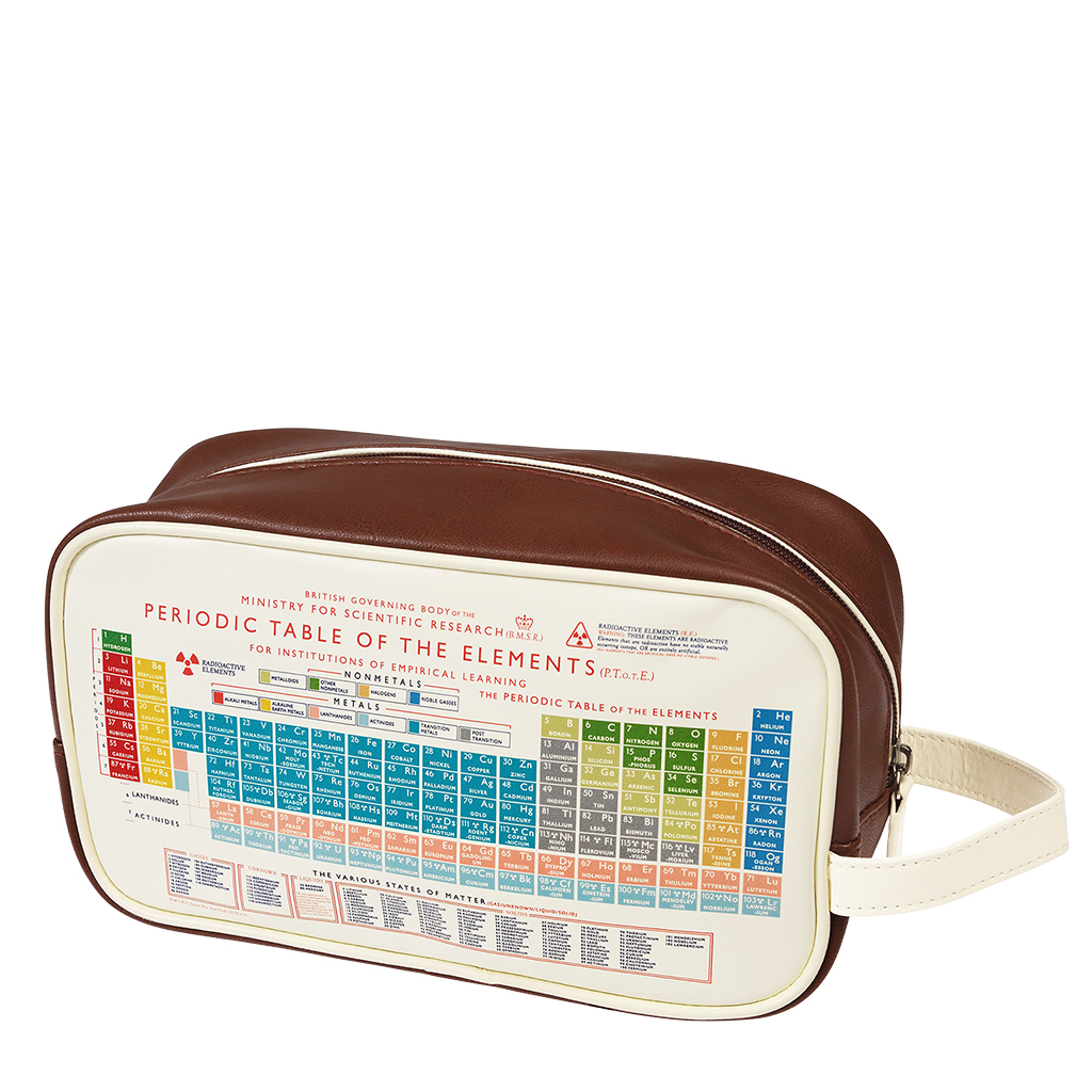 wash bag - periodic table