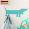 metal wall hanger - sausage dog