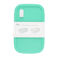 double wall lunch box with divider - aqua
