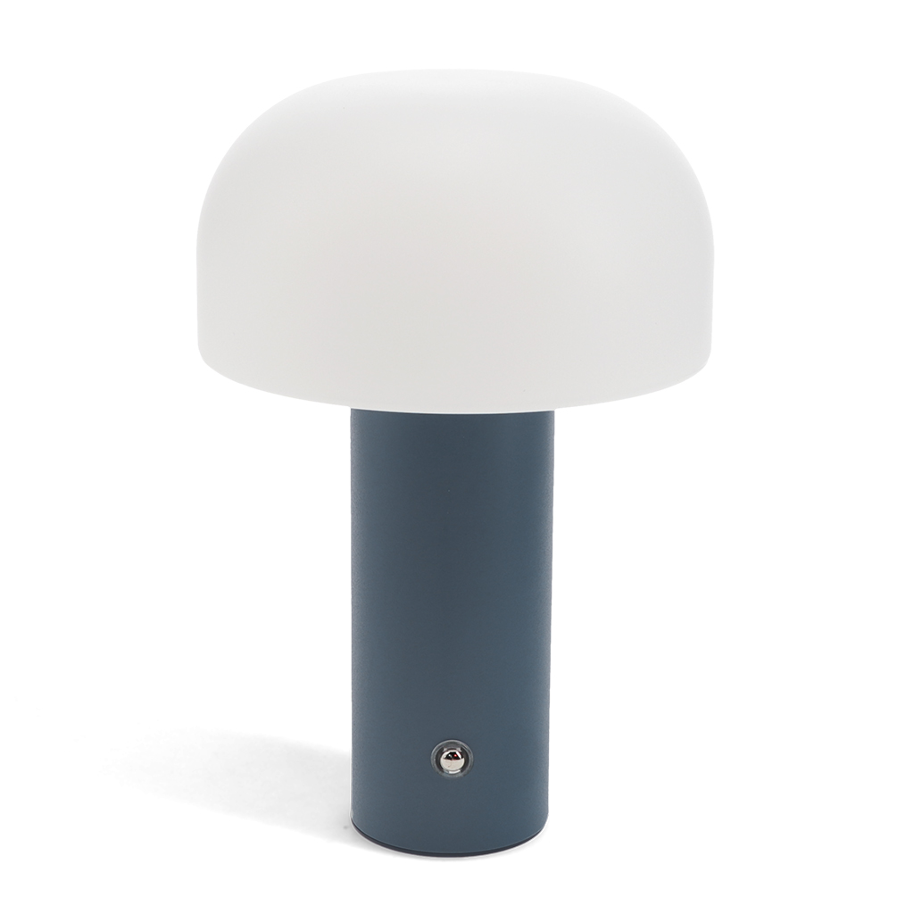 lampe tactile champignon rechargeable usb - bleu