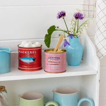 kleine deko-dosen fish (2-er set) kleine deko-dosen fish (2-er set)