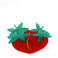 hair claw clip - strawberries