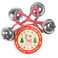 grelots de noël (lot de 4) - 50s christmas