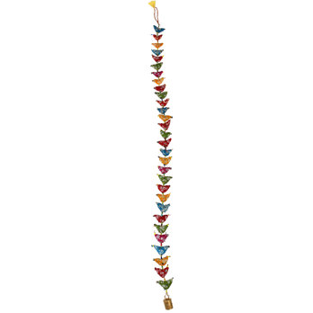 30 birds recycled cloth hanging decoration
