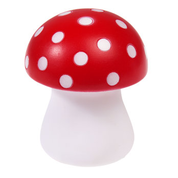 night light - red toadstool