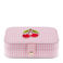 jewellery box - pink gingham cherry