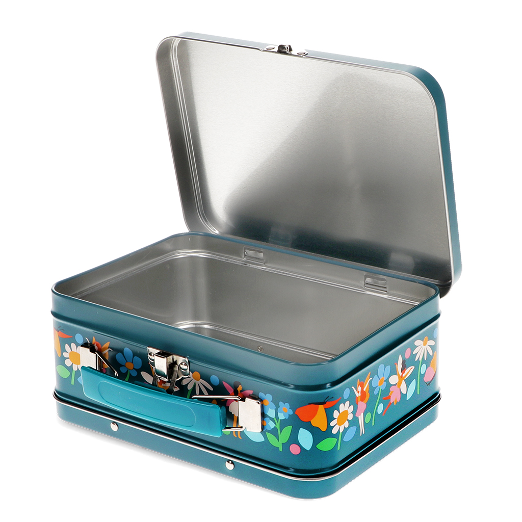 boîte en fer blanc - fairies in the garden