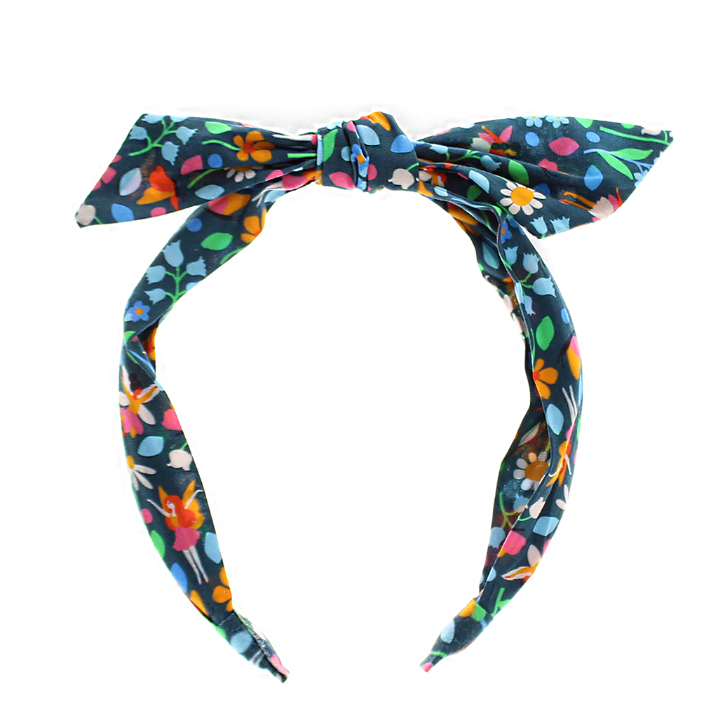 bandeau en tissu - fairies in the garden