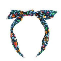 fabric headband - fairies in the garden