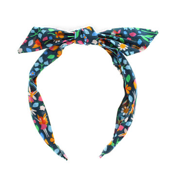 fabric headband - fairies in the garden