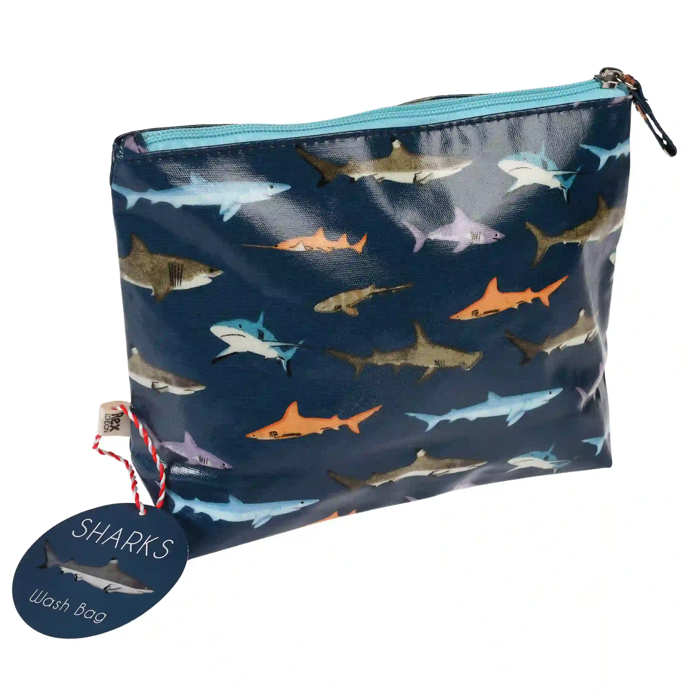 children's wash bag - sharks