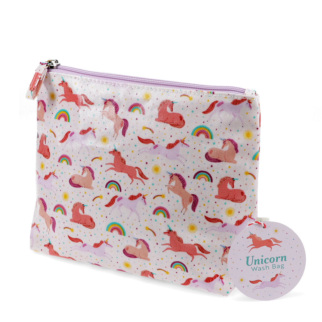 children's wash bag - unicorn