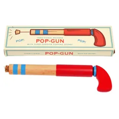 pop-gun tradicional de madera