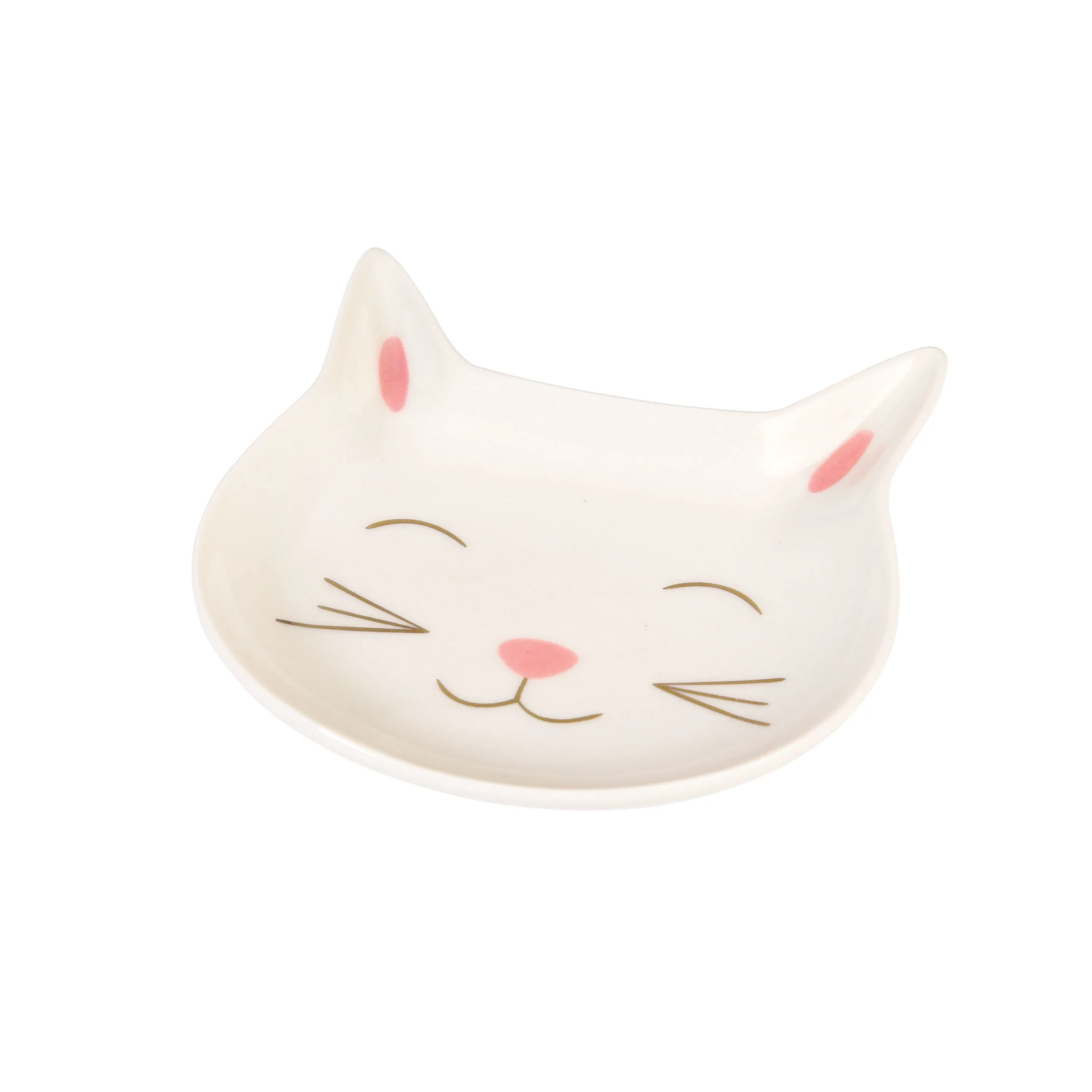 trinket tray - cat face