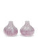 ceramic salt and pepper shakers - garlic