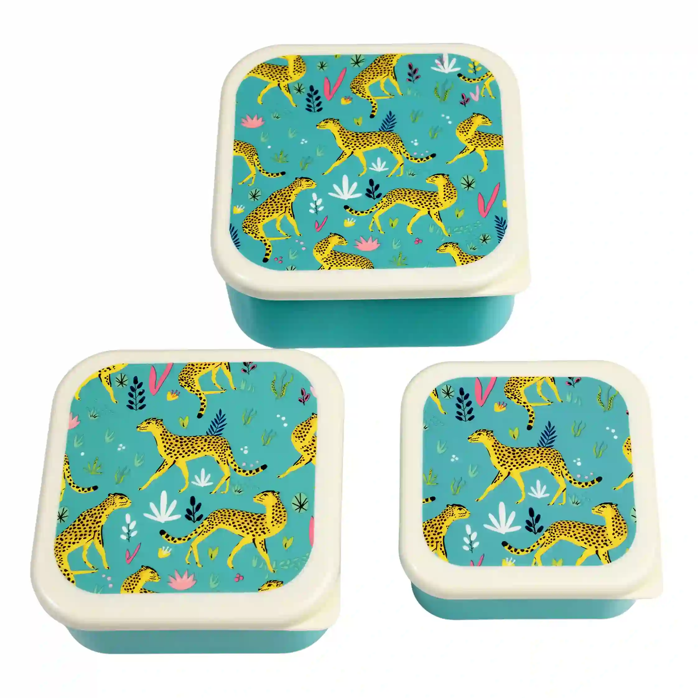 snack boxes (set of 3) - cheetah