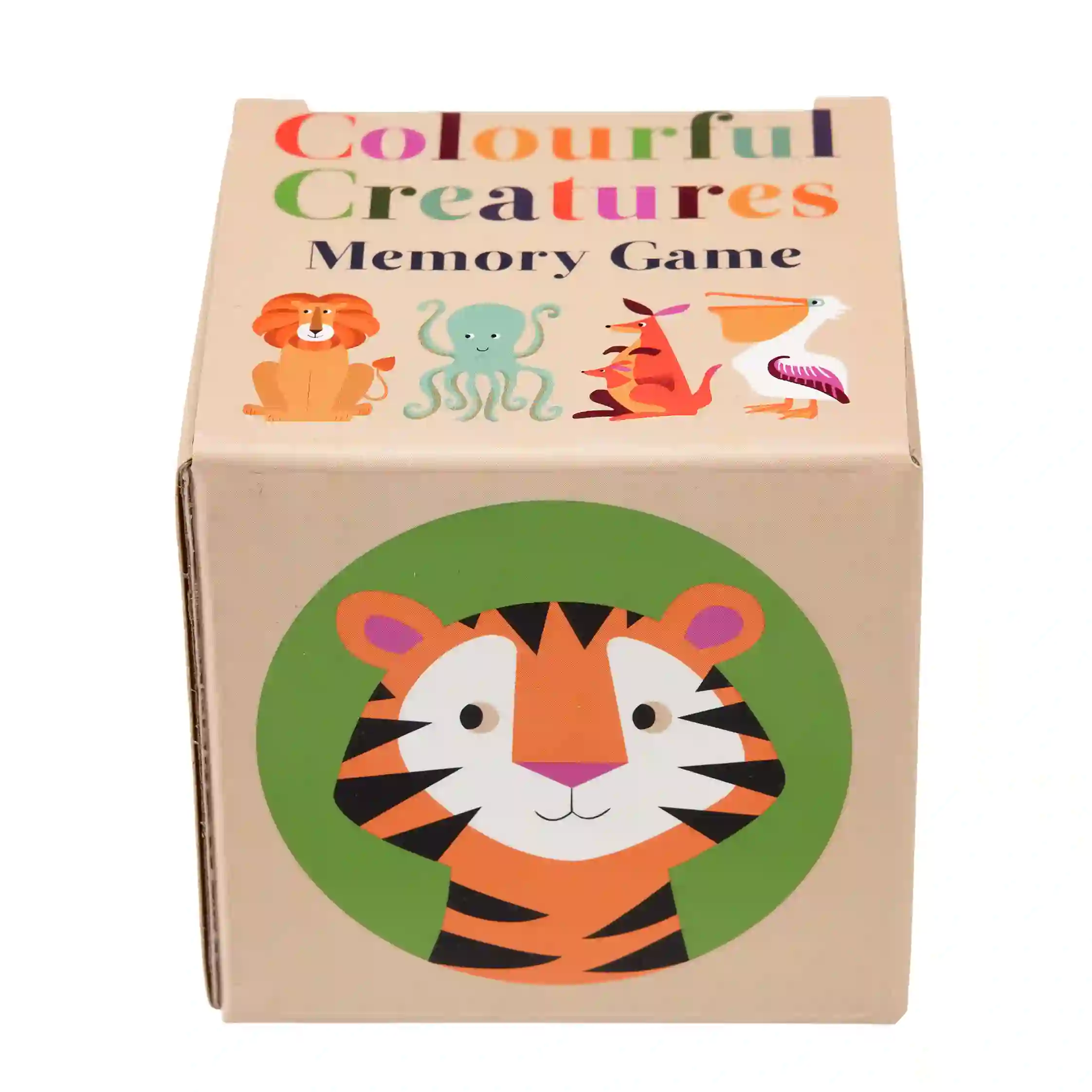 juego de memoria colourful creatures (24 piezas)