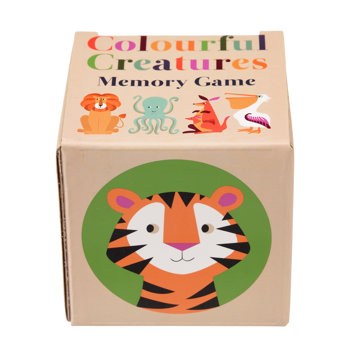memory game (24 pieces) - colourful creatures