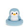 silicone bath toy - blue penguin