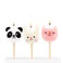 party cake candles (set of 6) - miko and friends