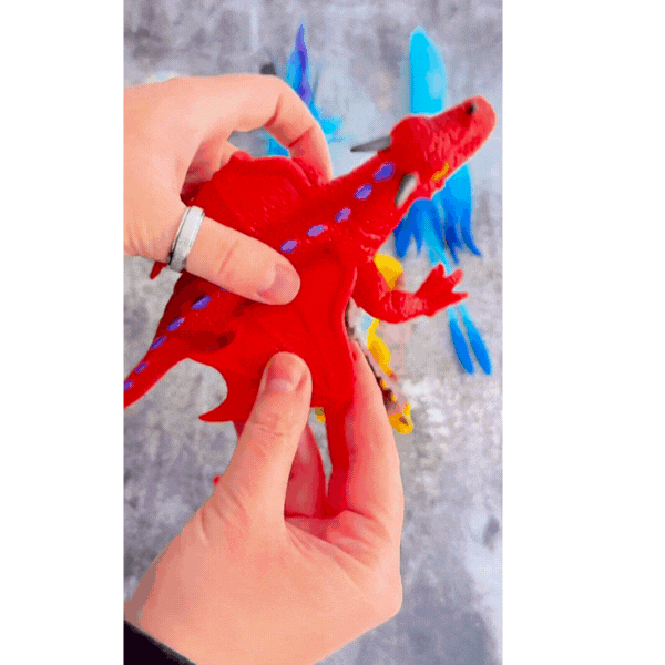 squishy-spielzeug – roter drache