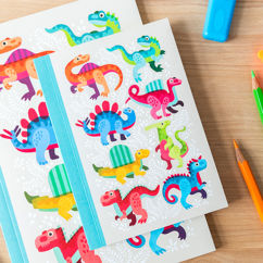 notizheft a6 - baby dinos