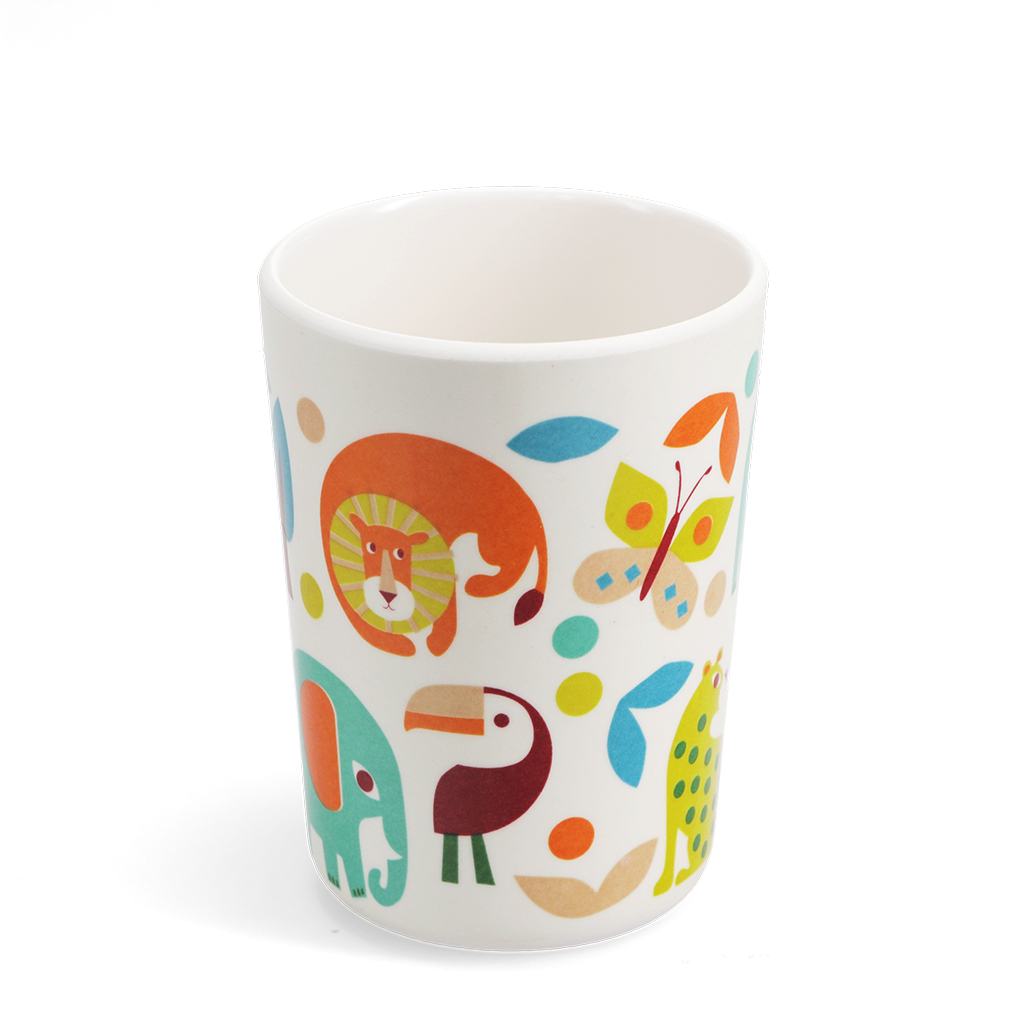 children's melamine beaker - wild wonders