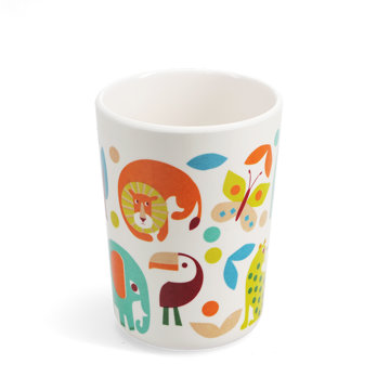 trinkbecher aus melamin für kinder - wild wonders