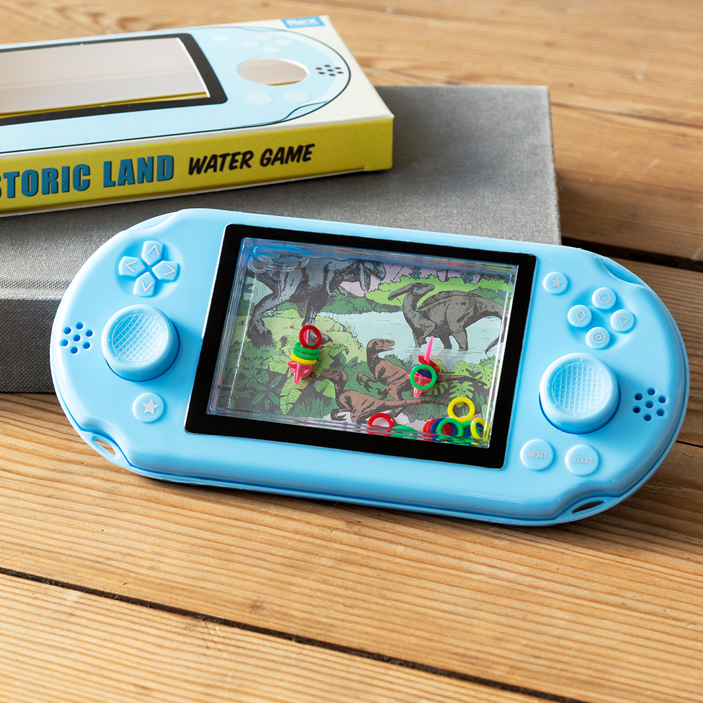 jeu d'eau manette dinosaure prehistoric land