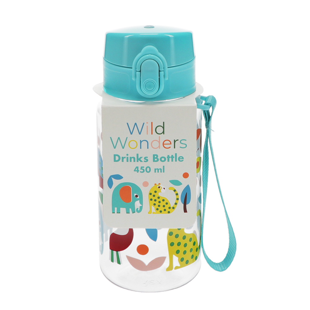 children's sports bottle 450ml - wild wonders