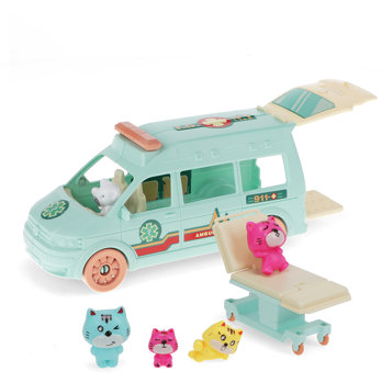 little world spiel-set – kätzchen-krankenwagen