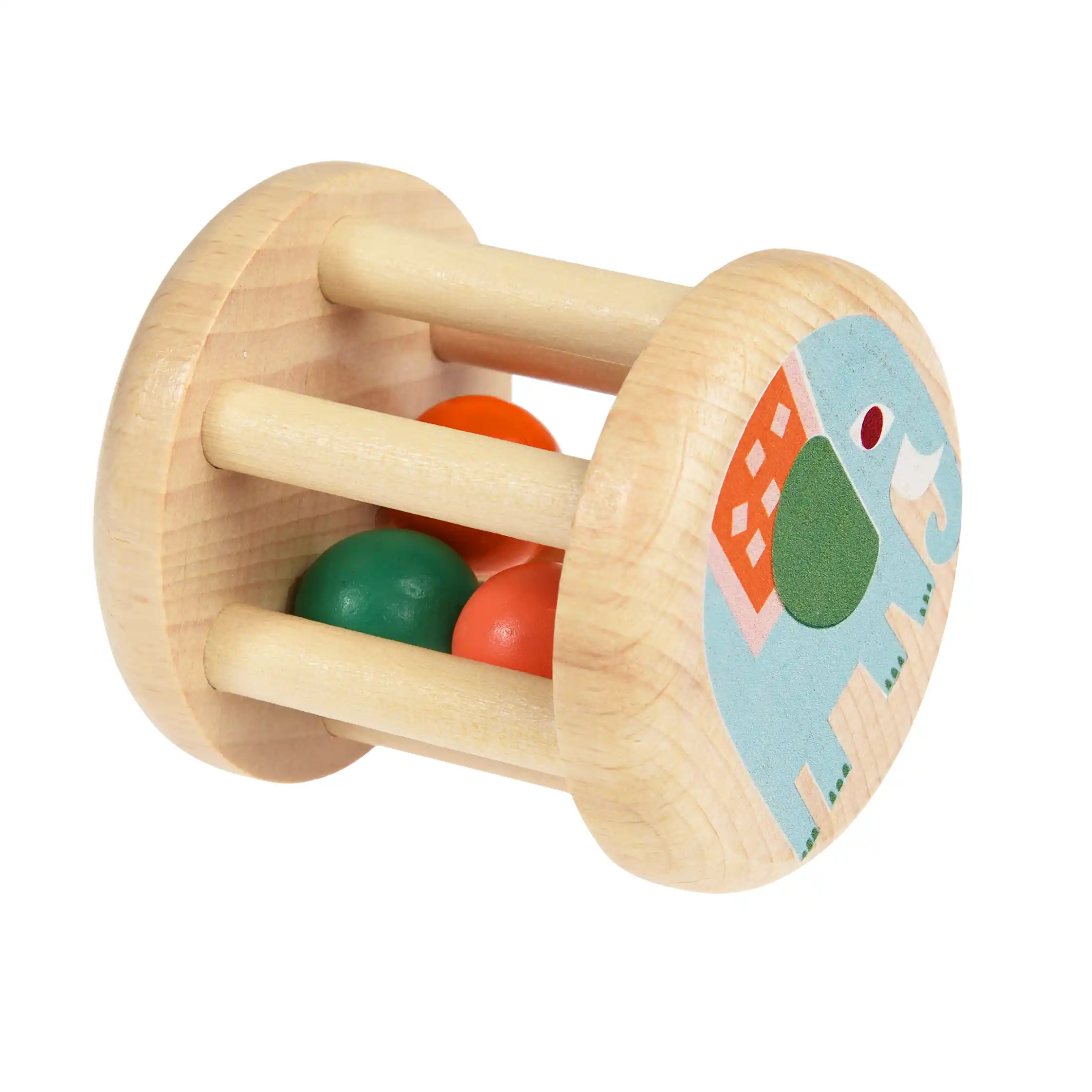 wooden rattle - wild wonders