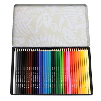 36 colouring pencils in a tin - prehistoric land 36 colouring pencils in a tin - prehistoric land