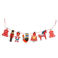 wooden hanging christmas garland