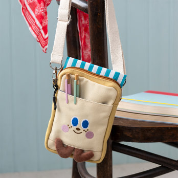 small crossbody bag - toast