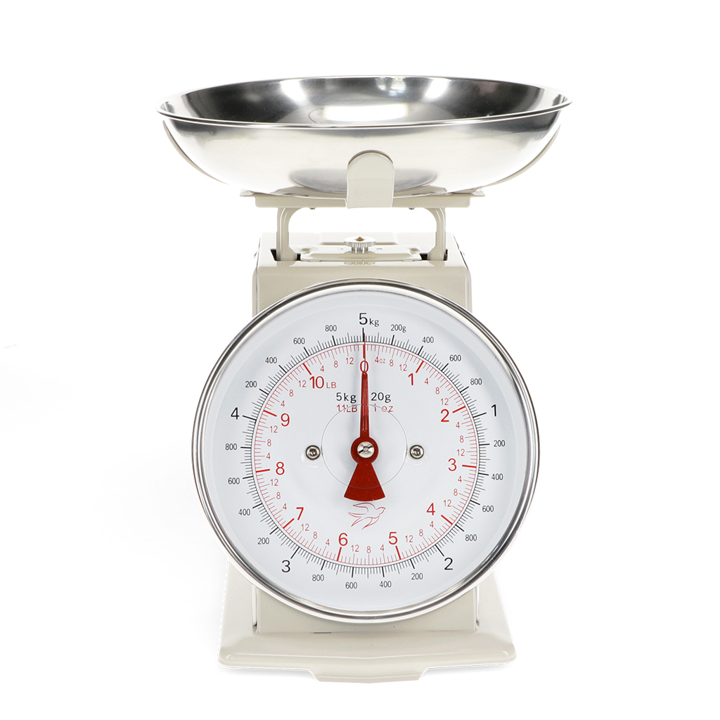 kitchen scales - soft grey