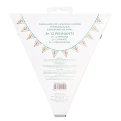 paper bunting - wild flowers