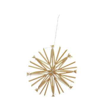 straw star decoration (8cm)