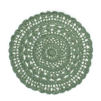 set de table au crochet - vert set de table au crochet - vert
