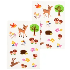 temporary tattoos - woodland creatures temporary tattoos - woodland creatures