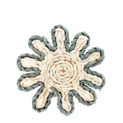 dessous de verre en cosses de maïs - gris dessous de verre en cosses de maïs - gris