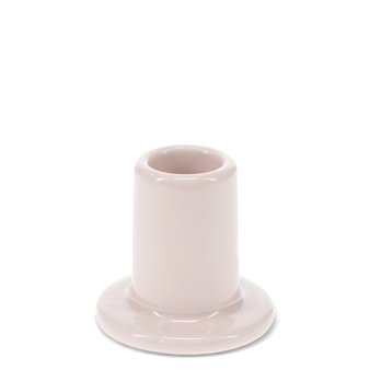 kerzenhalter aus keramik - taupe