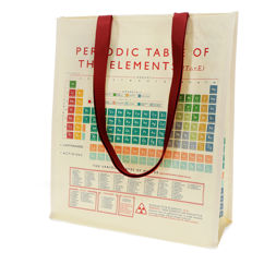 recycled shopping bag - periodic table