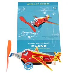 modellbausatz flugzeug mit gummibandantrieb