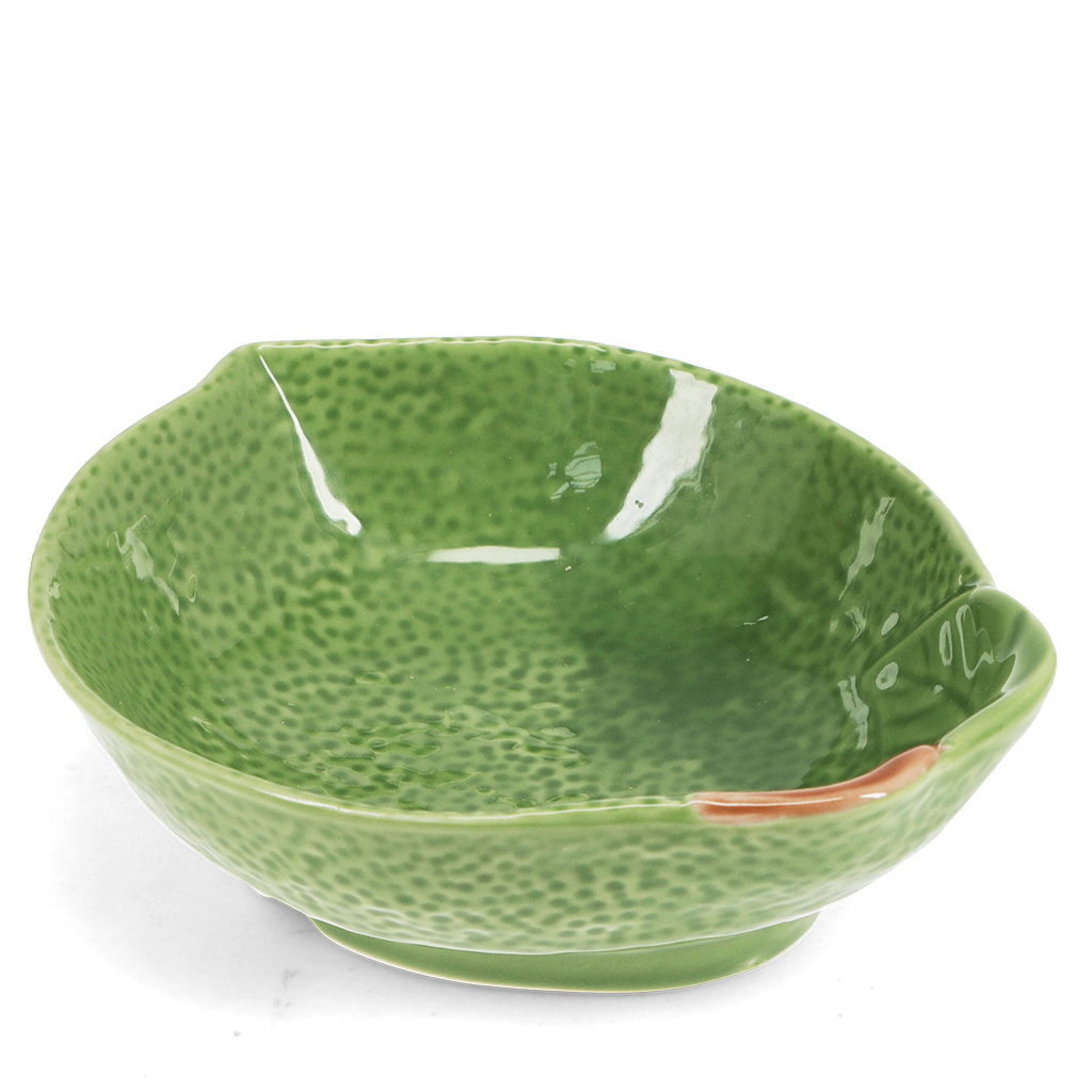 fruit-shaped stoneware bowl - lime