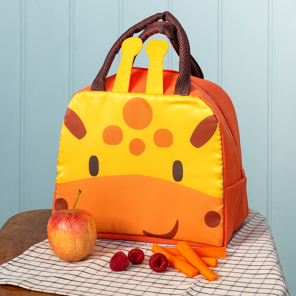 children's insulated lunch bag - giraffe
