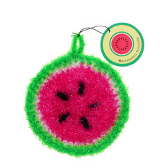non-scratch scrubber dishcloth - watermelon