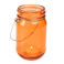 jam jar tealight holder - orange