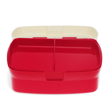 lunchbox mit fach - sunny sausage dog