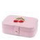 jewellery box - pink gingham cherry